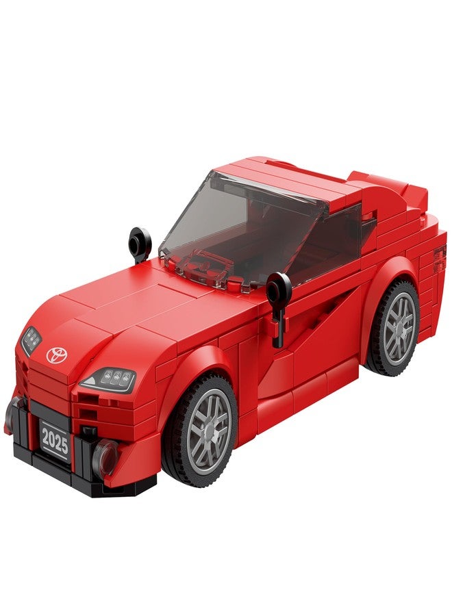 Brickcraft Toyota Supra Now & Then Brick Building Kit (283 Pieces), 2-in-1 Buildable Display Set Featuring 2025 GR & 1988 Supra Models, Collectible Gift for Car Fans & Builders - Image 2